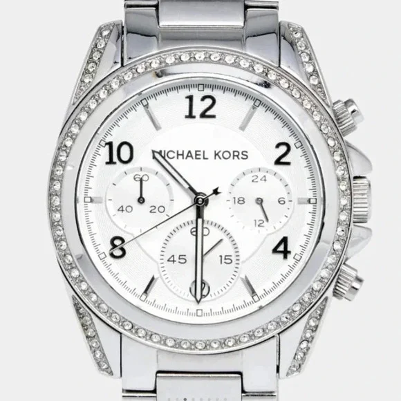 Michael Kors Silver Stainless Steel Blair MK5165 Watch - Picture 2 of 8